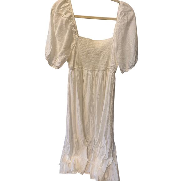 By the River White Flowy Maxi Dress NWT Women's Size Large Fairy Boho Indie - Picture 3 of 7